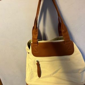 Graf Lantz Canvas & Vegan Leather Carry-on Travel Weekender